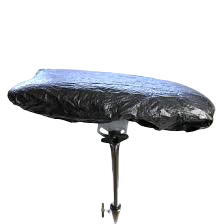 Protection armrest PE noir élastique- sachet de 50 - 35 x 20cm