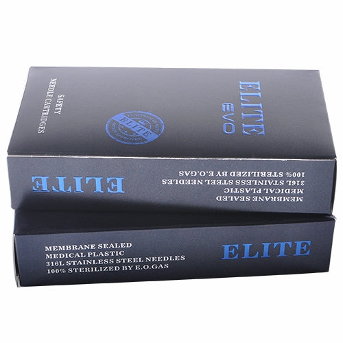 Cartouches ELITE EVO - Round Shader 0.35mm - Medium taper - Boite de 20