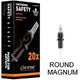 Magnum Soft Edge Long Taper Safety Cartridges - 20 pcs/boîte - CHEYENNE