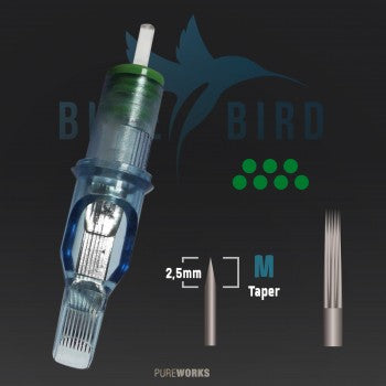 Cartouches Bluebird - Magnum Bugpin 0,35mm - Medium Taper -Boite de 20
