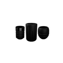 Boîte de 6 Manchons Jetables Cheyenne D-Grip Noir - Cheyenne