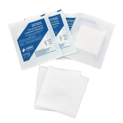 Compresses non tissées stériles, sous blister de 2 compresses