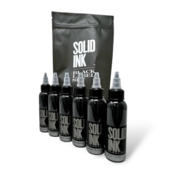 Solid Ink - Black Label Grey Wash Set 2oz- Pour dessins