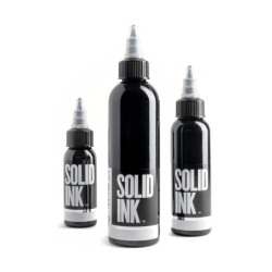 Solid Ink - Matte Black - 1oz / 2oz - Pour dessins