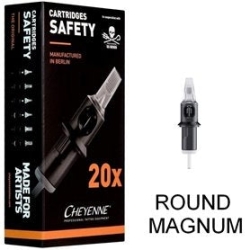 Magnum Soft Edge Long Taper Safety Cartridges - 20 pcs/boîte - Cheyenne