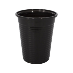 Pack de 100 gobelets en plastique noir