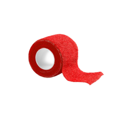 Bande cohésive - Rouge - 50 mm sur 4,5m