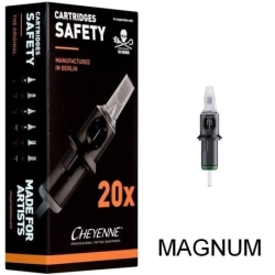 Magnum Long Taper Safety Cartridges - 20 pcs/boîte - Cheyenne